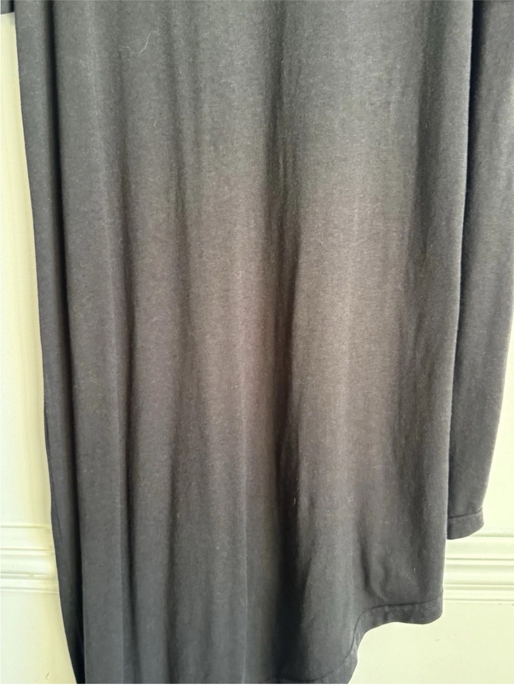 Bryn Walker Womens Asymmetric Moriah Dress XL Black Organic Bamboo Sustainable - Picture 4 of 10